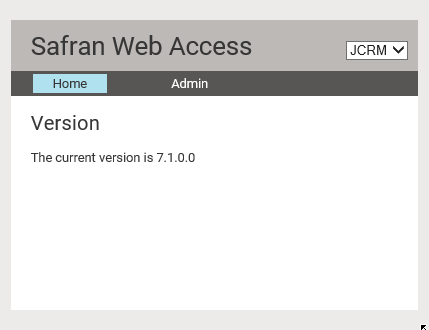 Safran Web Access Administration