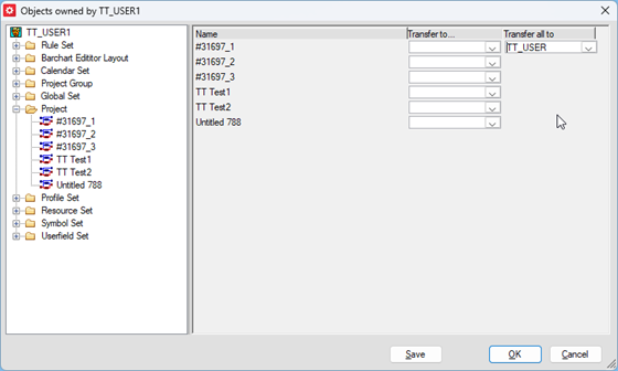 Safran Admin Tools Objects Owned