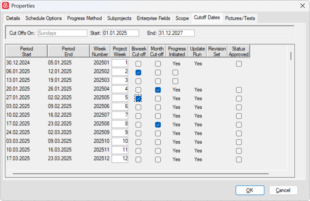 Safran DRU Job Data Properties