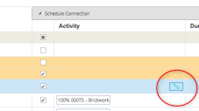 Configure the connection between costs and the project schedule.