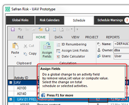 When you hover over a menu item, a help text will appear explaining the feature.