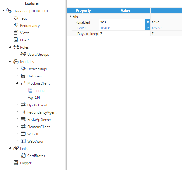 Figure 5- Logger configuration(2)