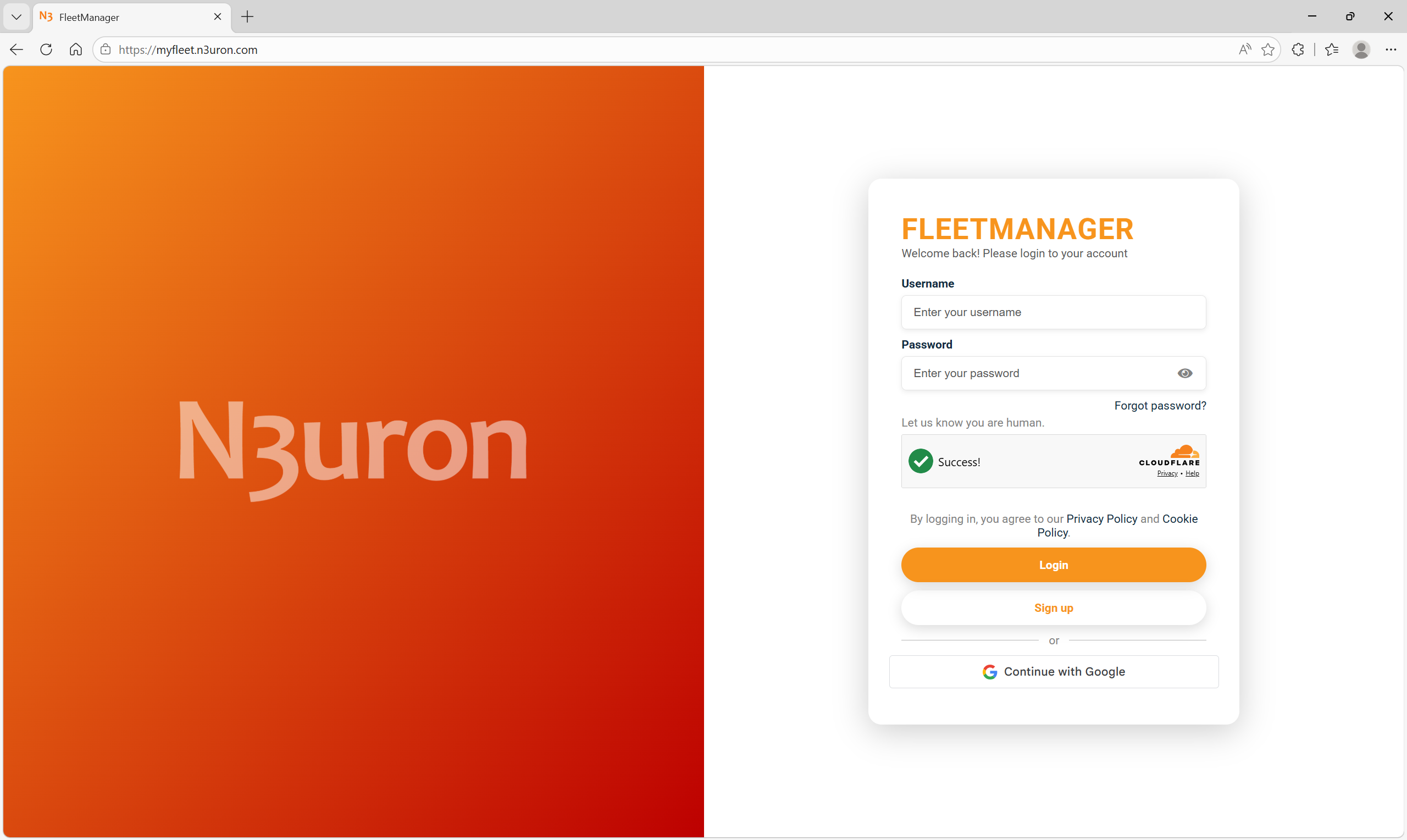 FleetManager Login