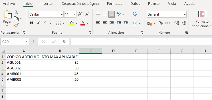 Interfaz de usuario gráfica, Aplicación, Tabla, Excel  Descripción generada automáticamente