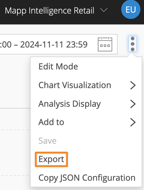 Ad Hoc Analysis Exports
