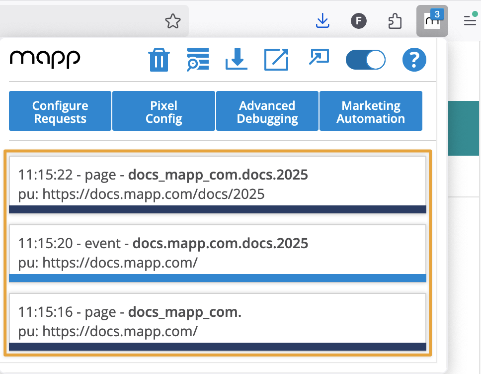 Basic Usage Mapp Cloud Debugger