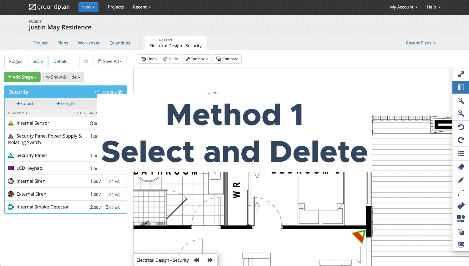 Deleting Counts - Method 1 v9.12