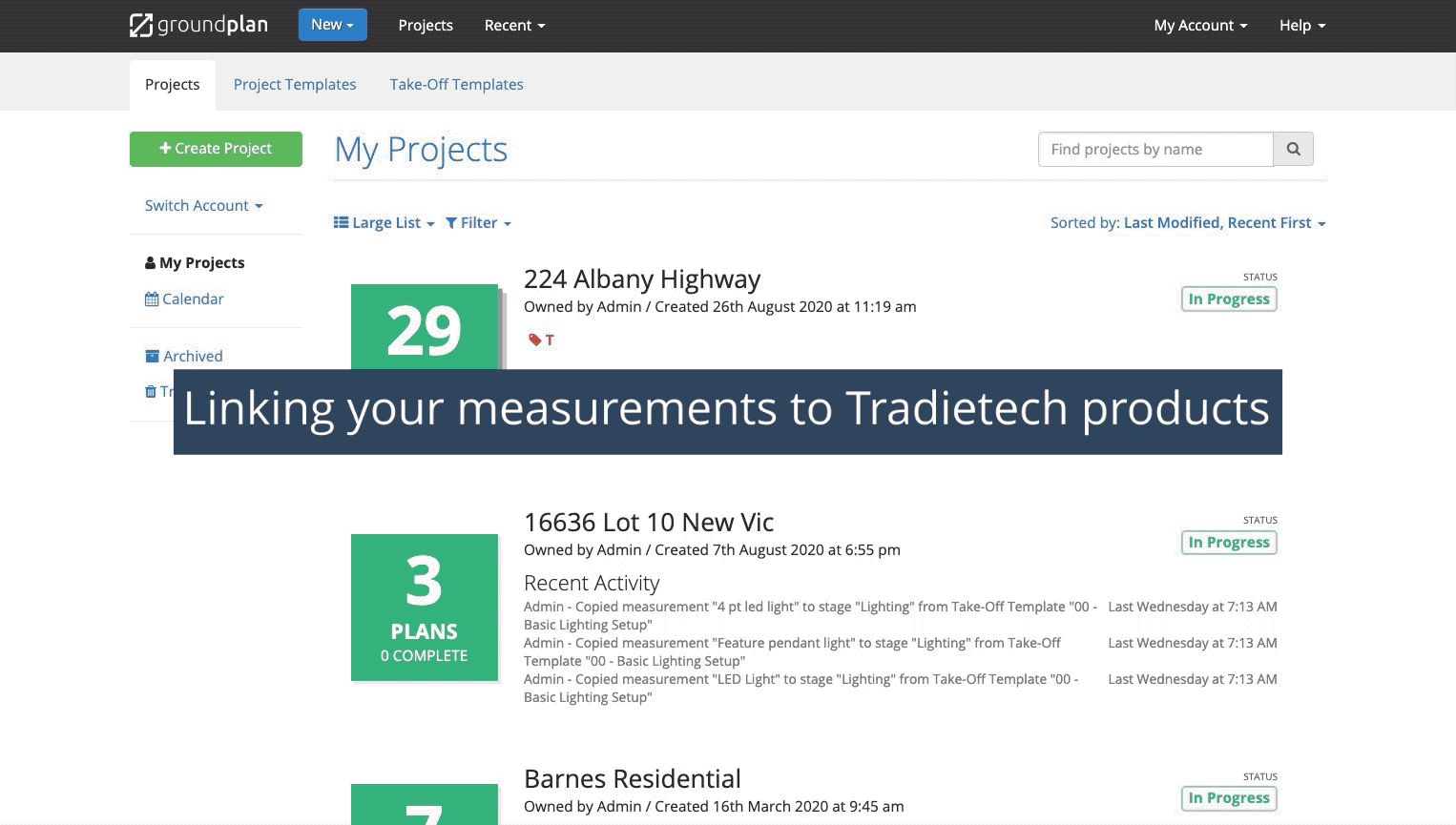 GP TRADIETECH Integration v8x -  Linking your measurements to Tradietech products