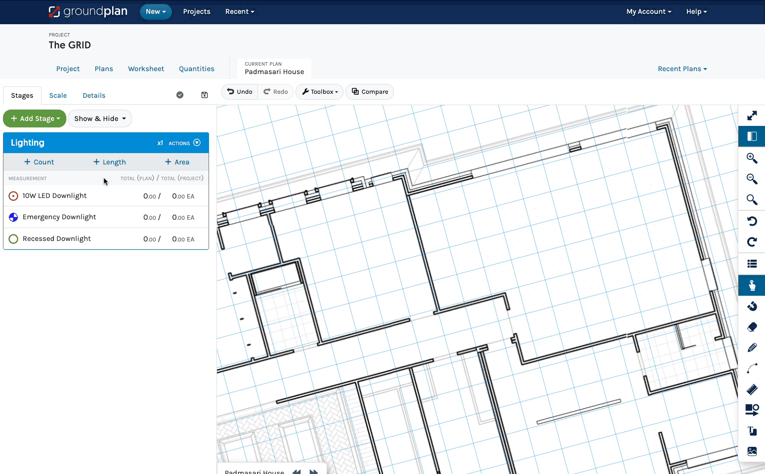 Grid tool with smart guide v3