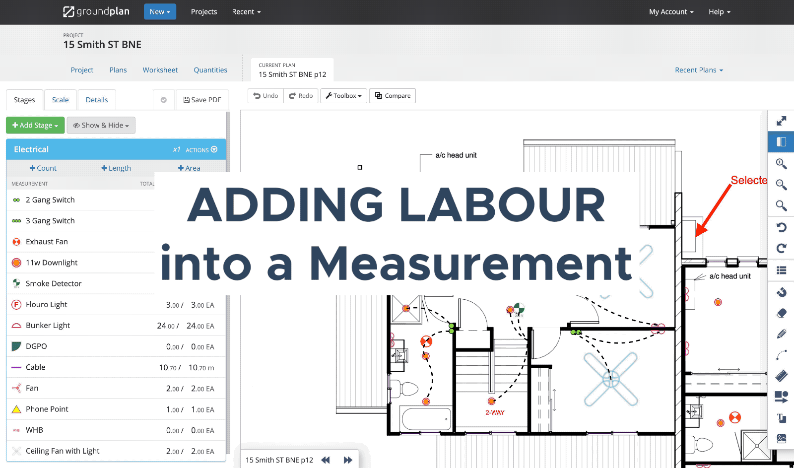 Measurement Parts and Labour - Adding Labour v3