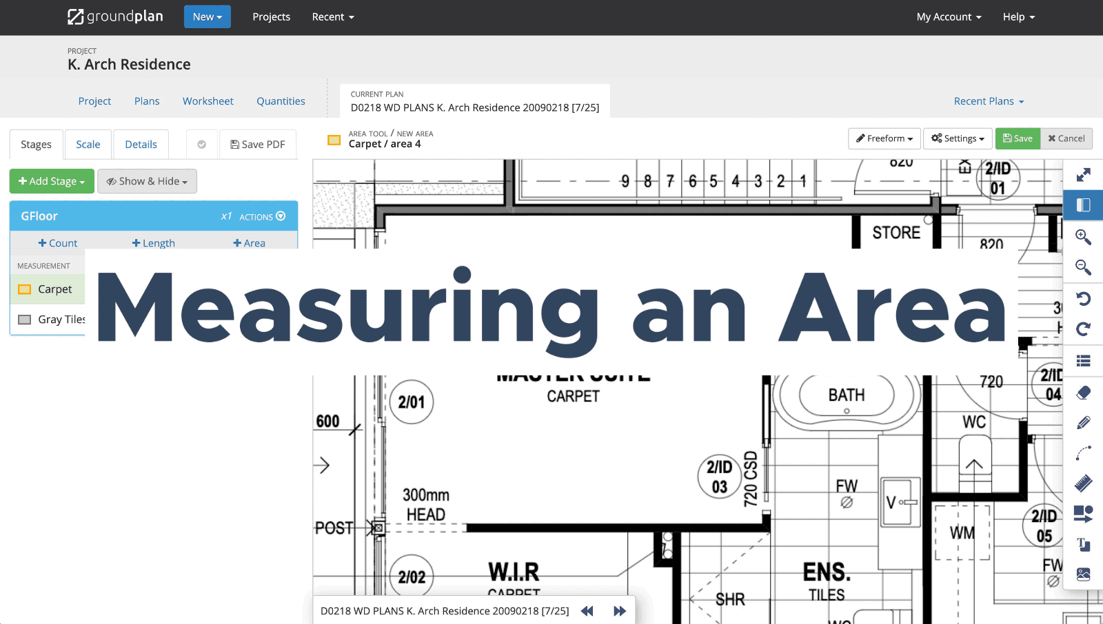 Measuring an Area
