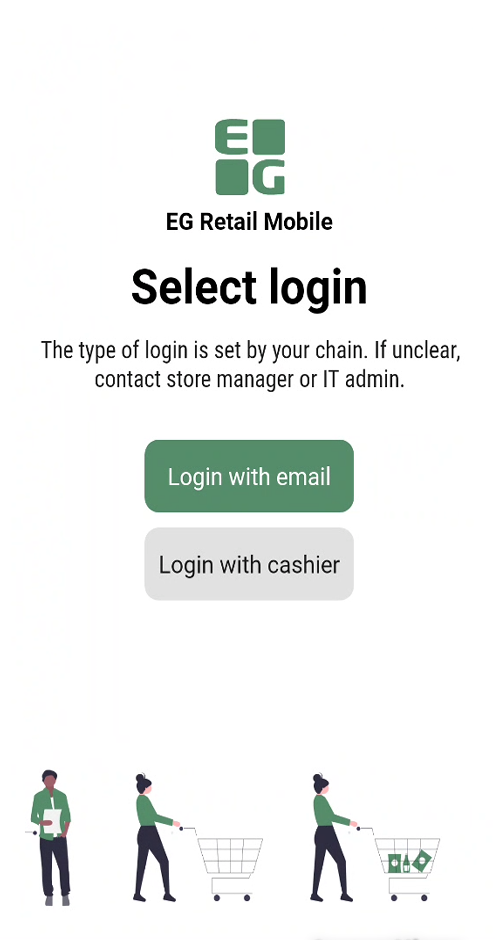 A screenshot of a login screen  Description automatically generated