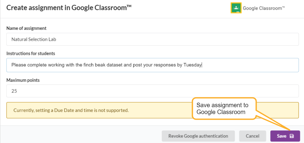 google classroom assignment vs quiz assignment