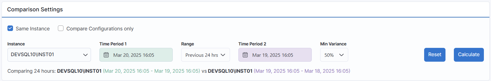 Activity Comparison Settings Screenshot 2025-03-20 160855