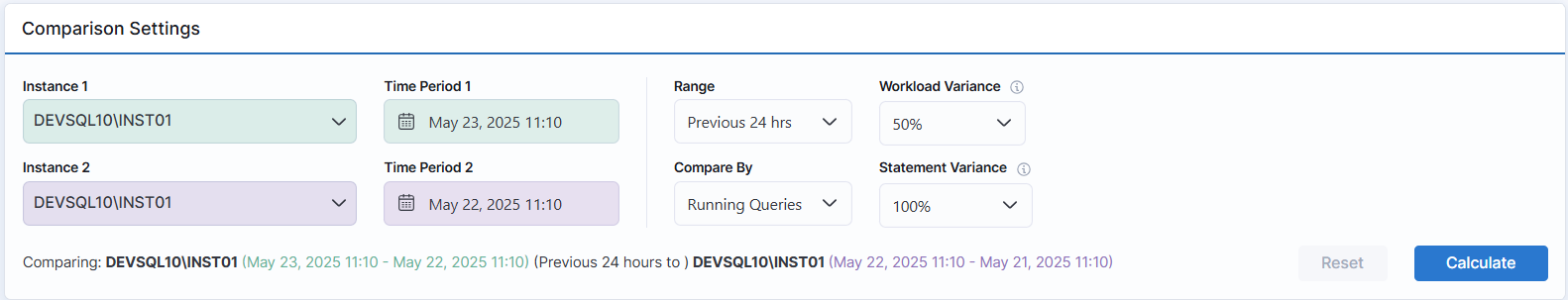 Activity Comparison Settings Screenshot 2025-05-23 111031
