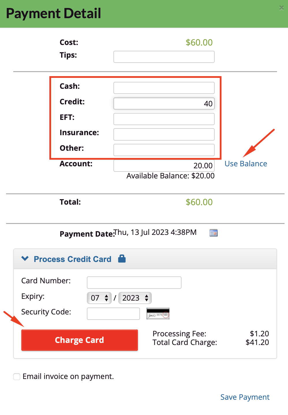 New sale purchase - 10 booking make payment