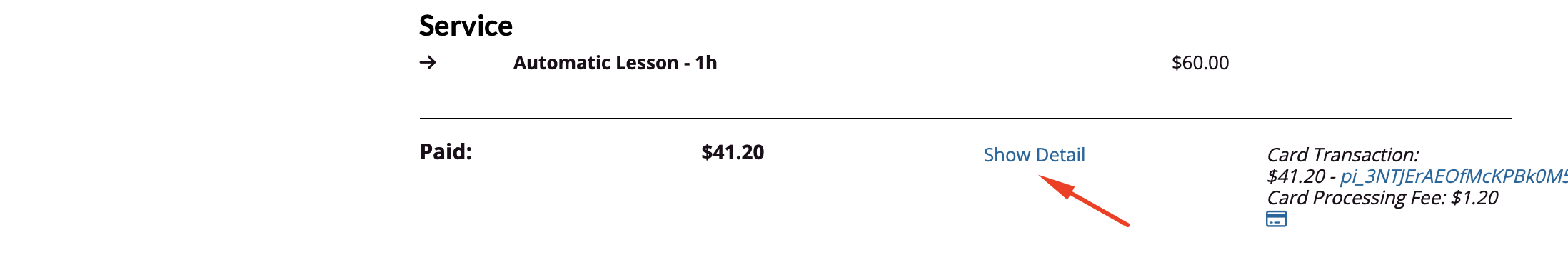 New sale purchase - 11b booking paid confirmation