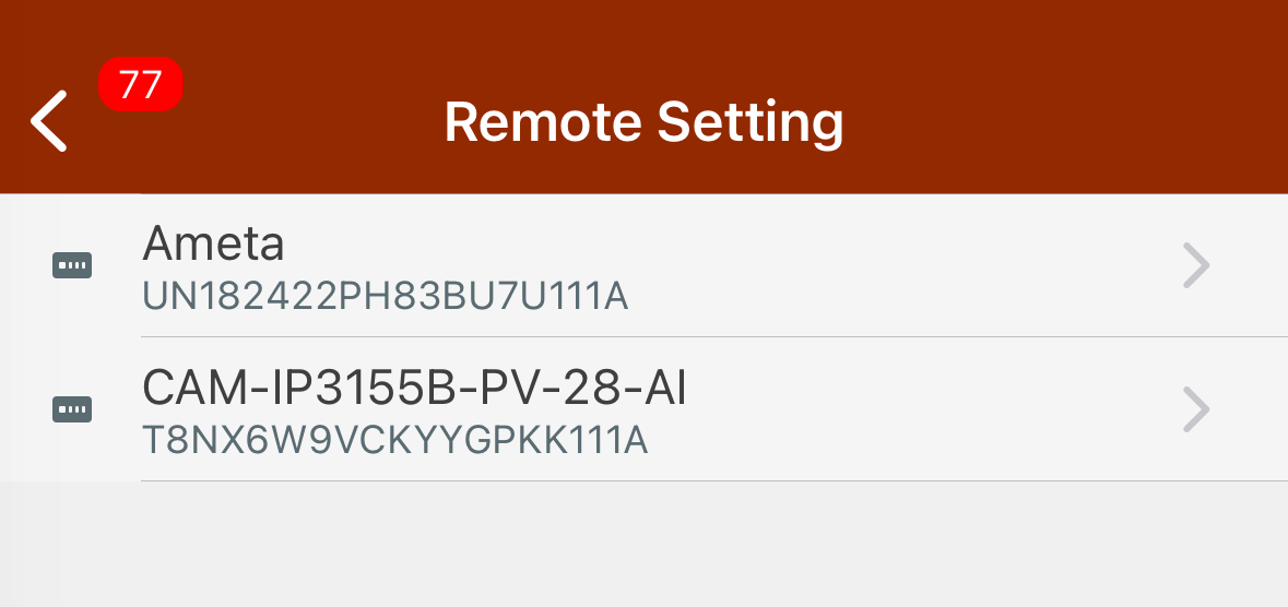 A screenshot of a remote setting  Description automatically generated