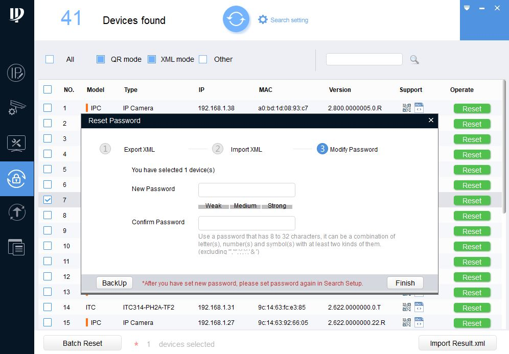 How to factory reset IP camera ? - DBase