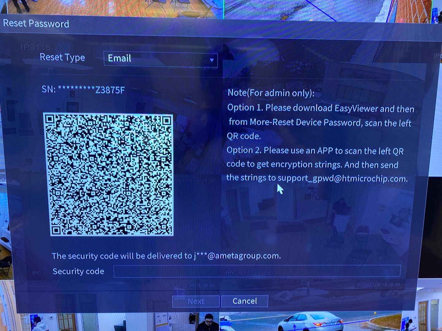 AiBase new XVR/NVR Password Reset