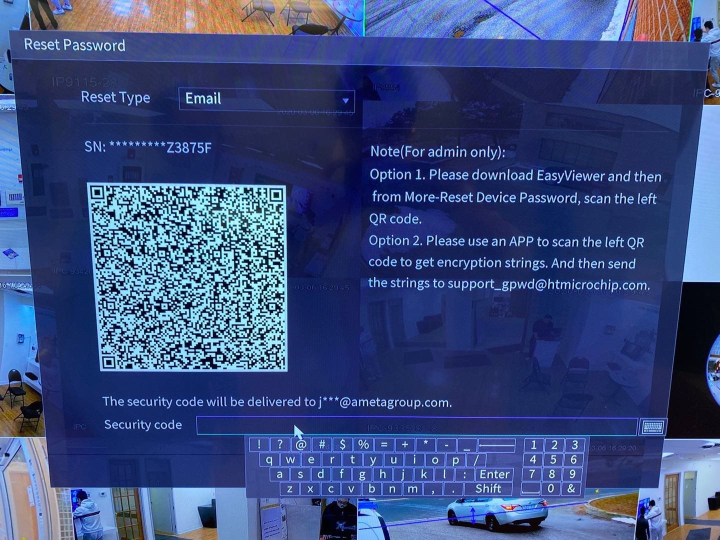 AiBase new XVR/NVR Password Reset