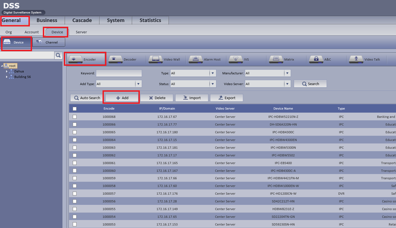 How to Add Dahua DVR or NVR to DSS