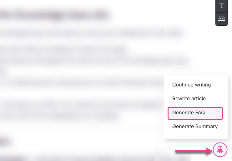 generate faq(1)