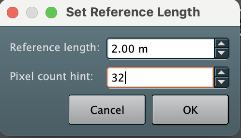 Set ref length 2