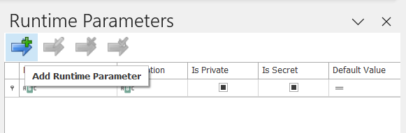 Working with Runtime Parameters