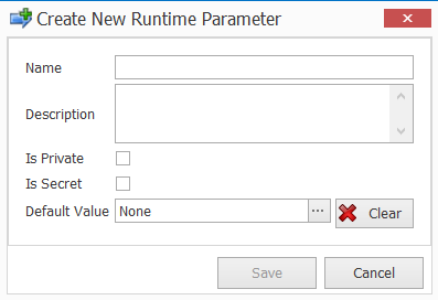 Working with Runtime Parameters