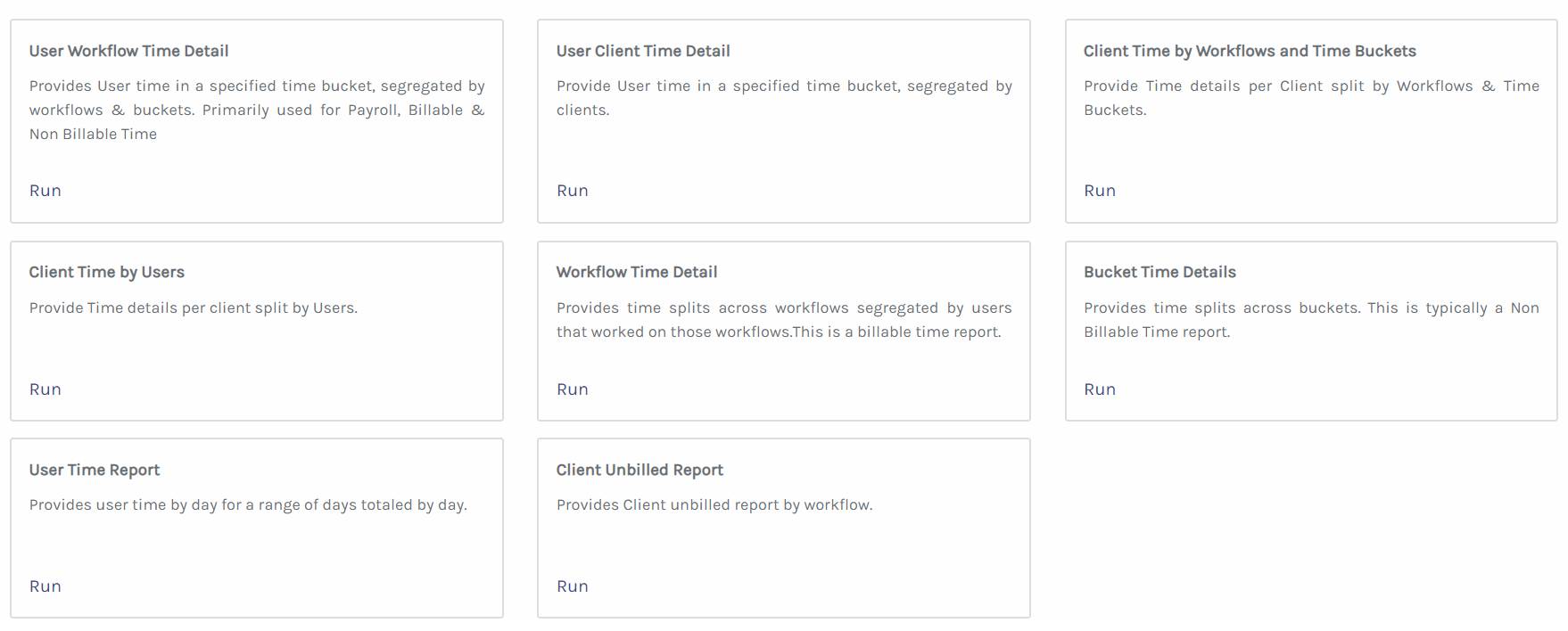 Time Sheets and Time Reports