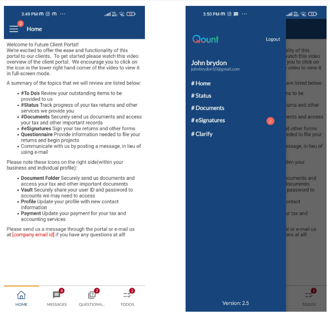 Qount Android - Client App