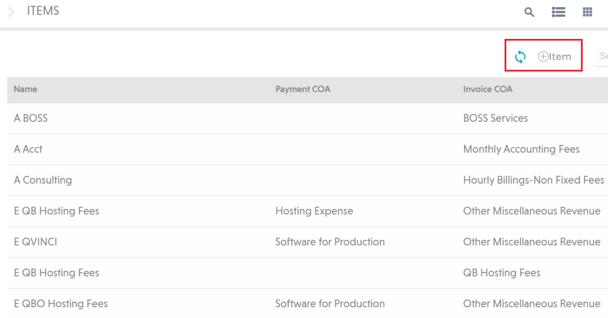 Invoice Setup