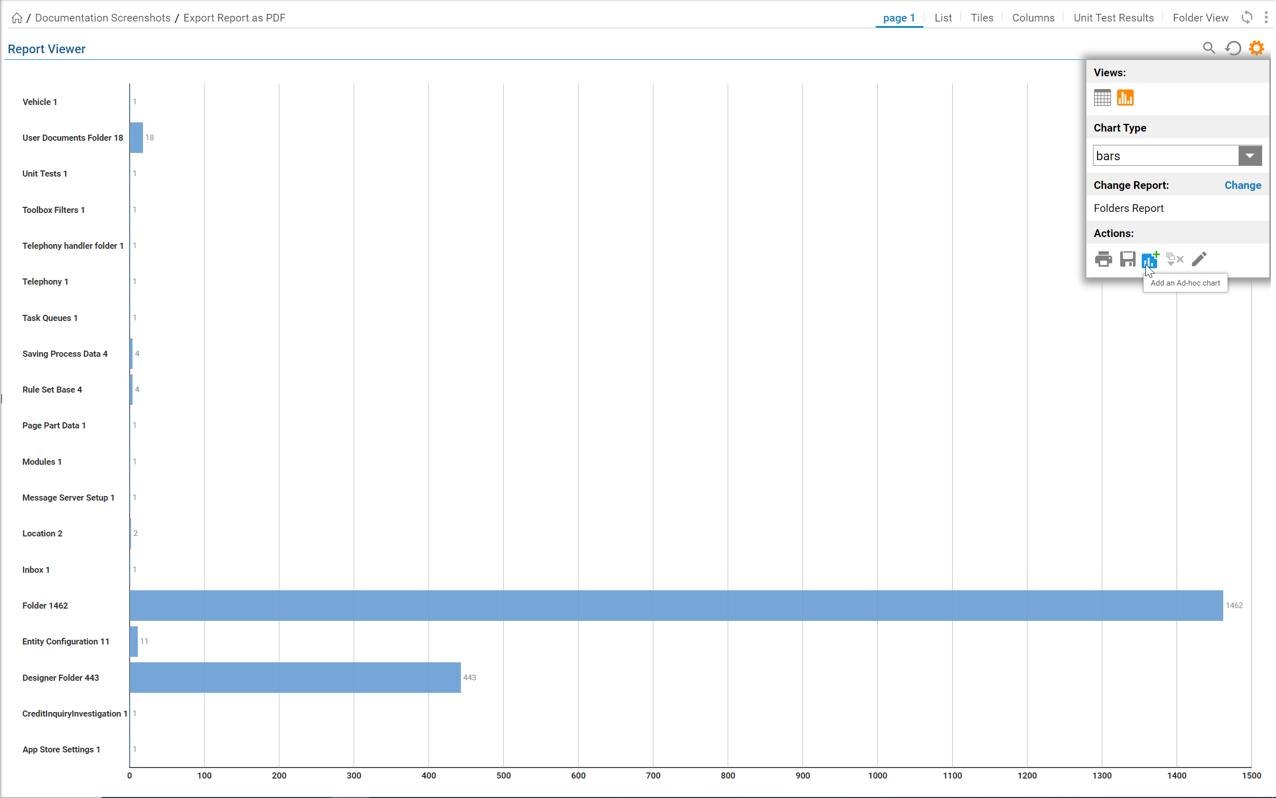 Adding Ad Hoc Charts To A Report At Runtime - Interacting With Reports