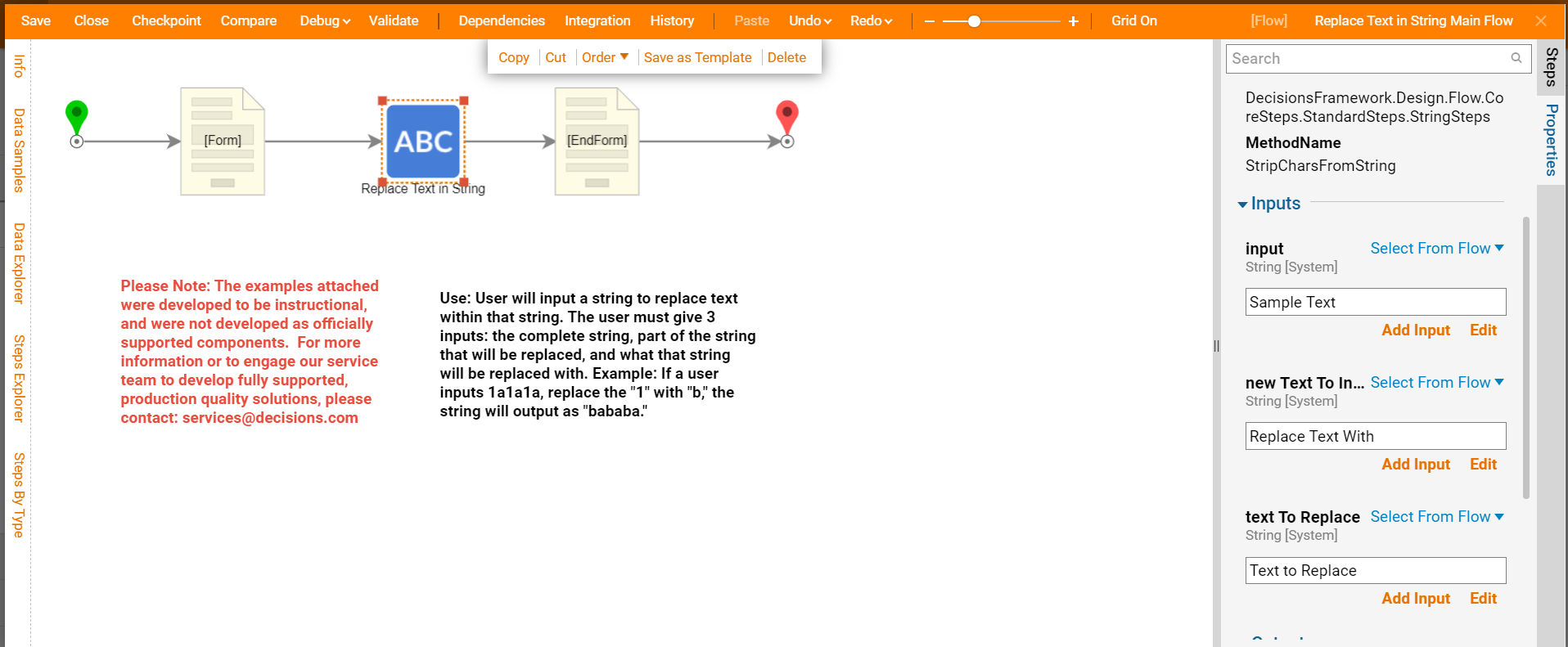 replacing-text-in-string-flow-steps