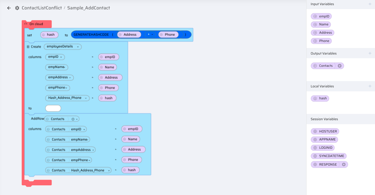 SampleImplementation-AddContacts