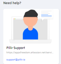 pillir support widget