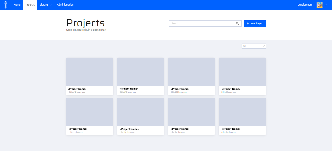Project and Project Menu