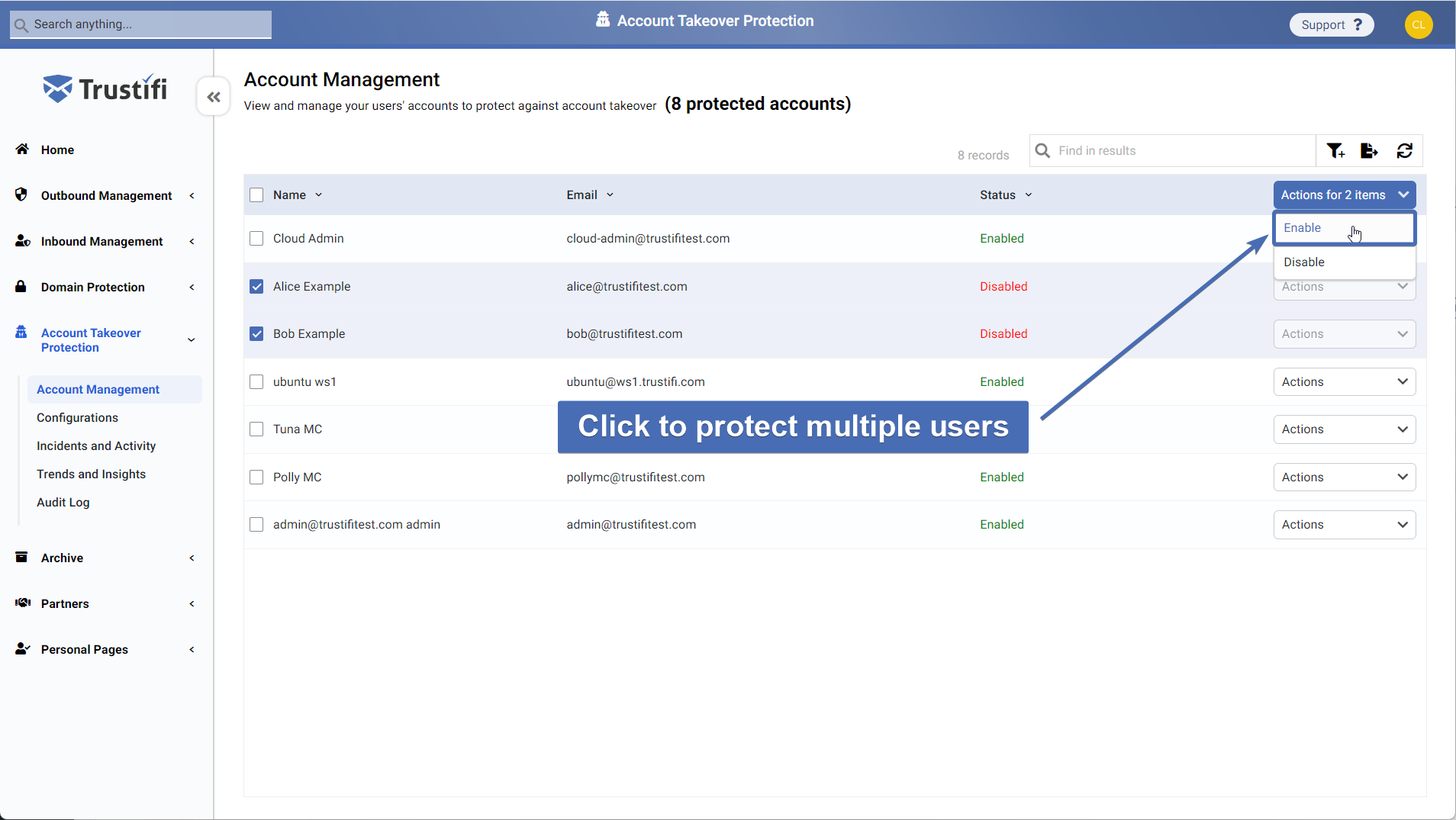 enableProtectionMultipleUsers