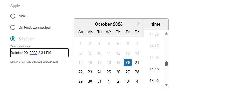 A screenshot of a calendar  Description automatically generated