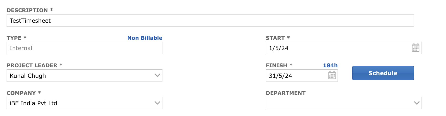 Changing the Project Dates_2