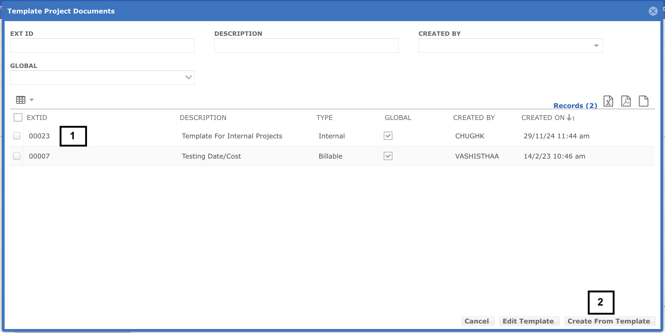 Creating Projects from templates_3