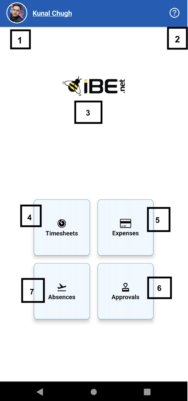 Landing Screen Overview