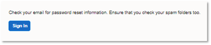 Reset Password