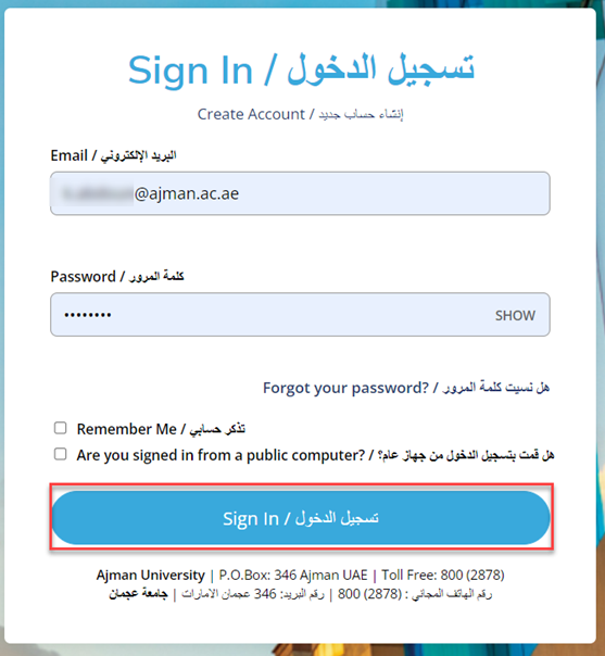 Create new Admission Application