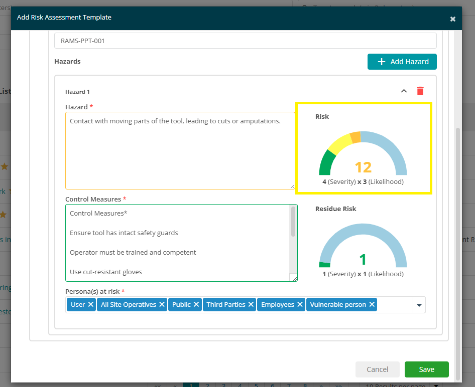 RAMs – Back Office User Guide