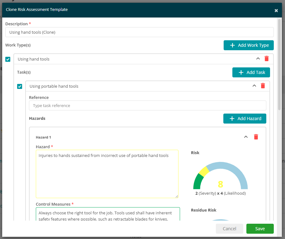 RAMs – Back Office User Guide