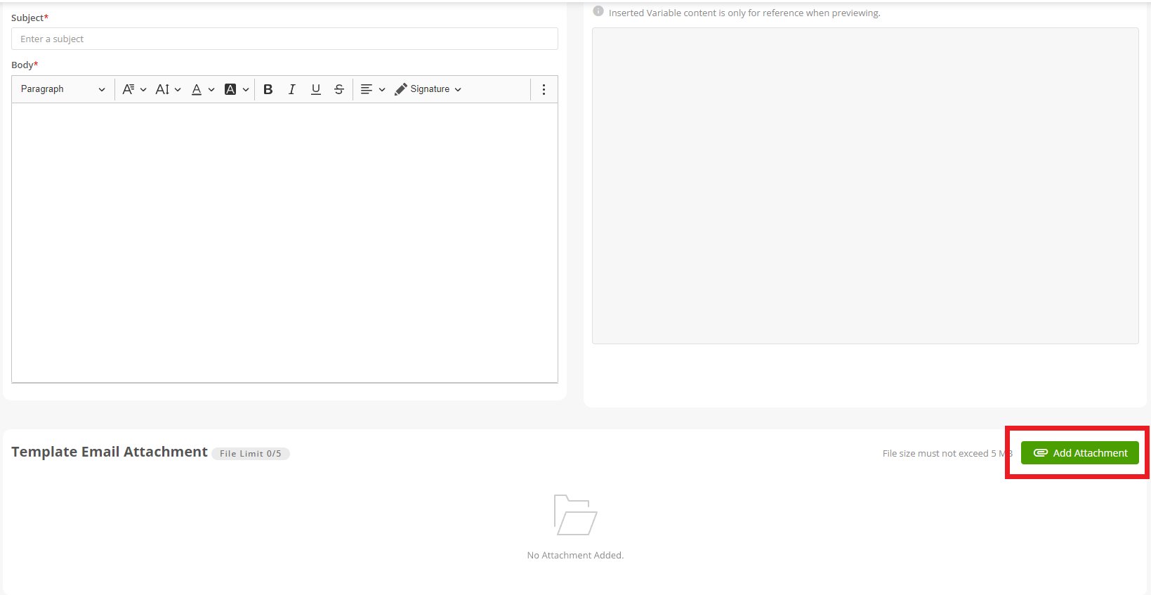 Email Templates