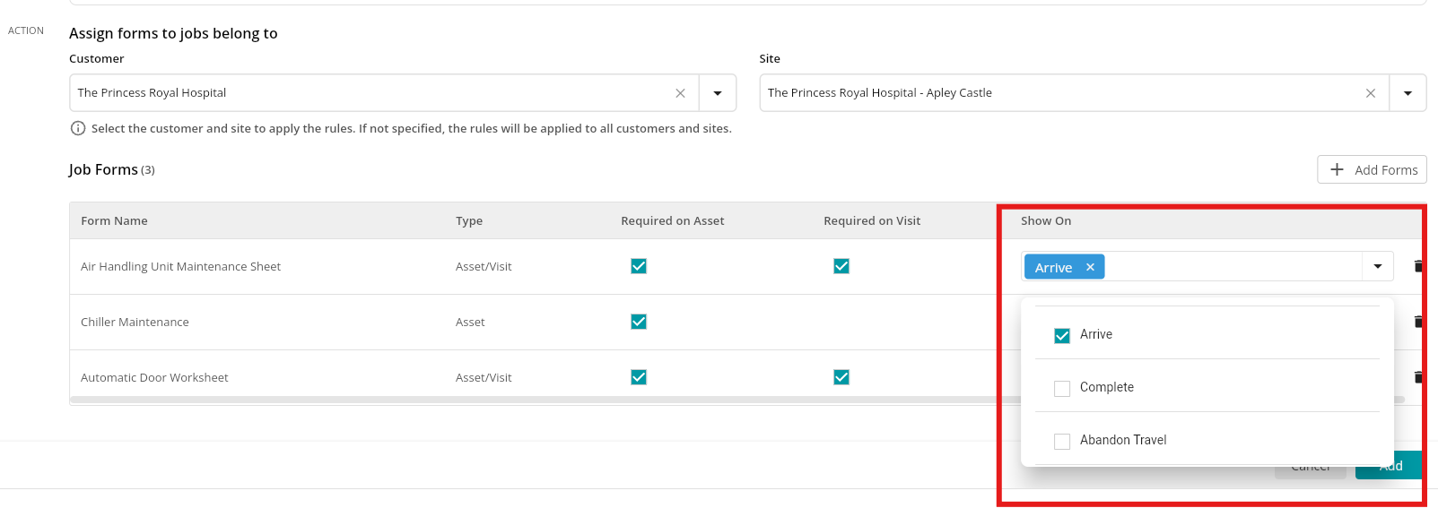 Assisted Form Deployment