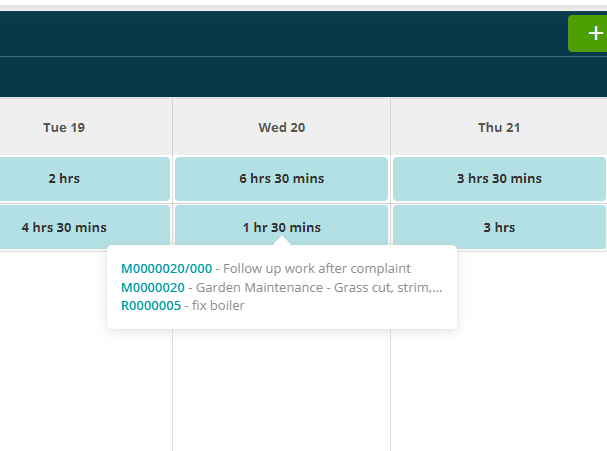 Planner Timelines